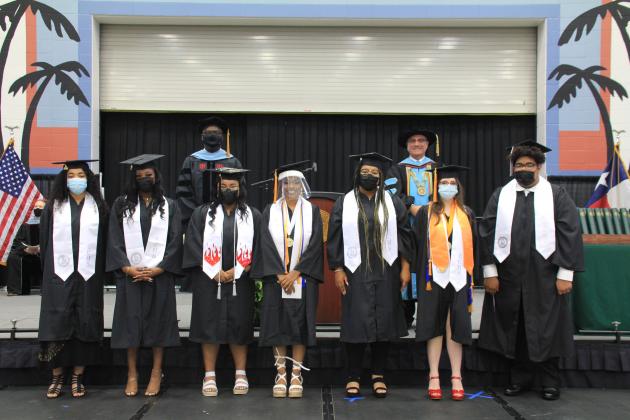 LSCO’s first early college high school cohort graduates with Associate’s degrees.