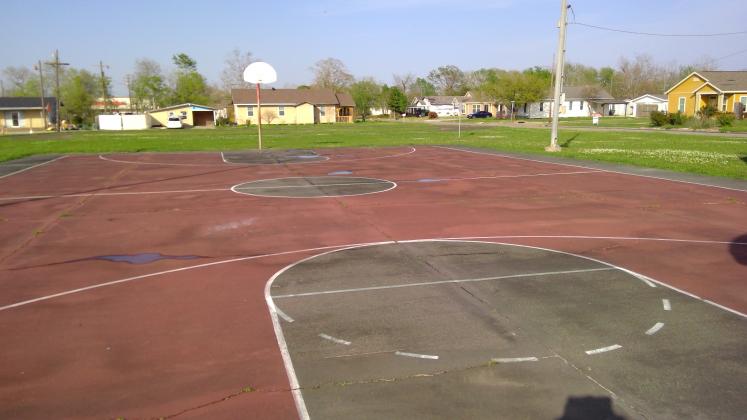 Thanks to Talking Rain Beverage Company, Bryan Park - aka 503 Park - in Port Arthur is getting a new basketball court and playground pieces to replace old, outdated equipment.