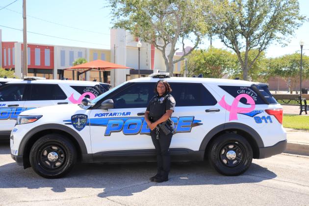 Port Arthur Police Department thanks Blackwell and Image 360 for the new decals.
