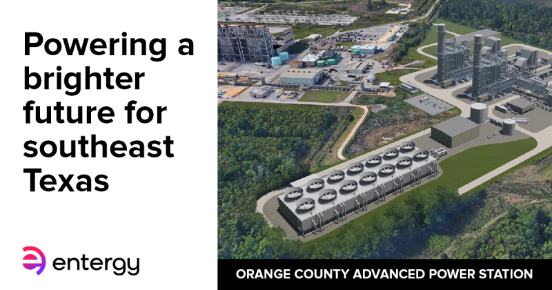 PUC approves Entergy Texas proposal for Orange County Advanced Power Station near Bridge City, Texas